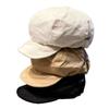 Sombrero Octagonal para Niños Estilo Yu Shuxin para Primavera, Verano y Otoño, Nuevo Moda Versátil Adelgazante Facial Ala Pequeña Enrollable Boina de Artista