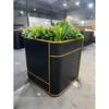 Caja de Flores de Hierro Forjado de Acero Inoxidable para Exterior Valla Valla Jardín Municipal Valla de Columpio Departamento de Ventas Caja de Flores Jardinera