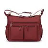 Nova Bolsa de Ombro Única com Múltiplos Bolsos Cor Sólida 2026 para Mulheres, Bolsa Transversal Leve de Grande Capacidade para o Dia a Dia e Viagens