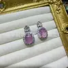 Brincos de Chalcedônia com Pino de Prata 925 de Alta Qualidade, Brincos Modernos e Elegantes, Acessórios para Vestir, Brincos de Chalcedônia Atacado