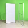 Soporte de Exhibición Plegable, Soporte de Exhibición de Malla Plegable, Soporte de Exhibición de Pared de Fondo Publicitario para Exteriores, Cortina de Exhibición Rápida a Prueba de Viento de Hierro
