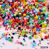 Miçangas de Vidro de Cores Misturadas Tamanho Misto Feito à Mão DIY Miçangas Coloridas Roupas com Miçangas Bordadas Pulseira Miçangas de Joias