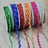 Cuerda Multicolor DIY Cinturón Trenzado Decoración de Caja Cinta de Dos Colores Escote de Ropa Tapeta Encaje de Colores Accesorios