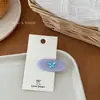 Esquema de Colores Dulces Estilo Coreano Plata Lazo Pequeño Clip de Resina para el Cabello Pasador Dulce Pinza BB Pinza para Flequillo Accesorio para el Cabello