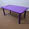 Mesa y silla de plástico ajustables para jardín de infantes mesa rectangular ajustable para aprendizaje infantil y silla mesa de juego y estudio ventas directas de fábrica