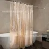 Fornecimento Transfronteiriço de Cortinas de Banheiro de PEVA, Cortinas Divisórias Especiais para Banheiro à Prova d'Água e Anti-Mofo, Cortinas de Chuveiro Transparentes para Banheiro com Ímãs
