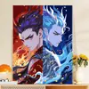 Nezha Shen Tong Naohai Pintura al Óleo Digital DIY Colorear a Mano Pintura Acrílica Animación Pintura Decorativa Fabricante Mayorista