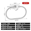Anillo Portatoallas de Acero Inoxidable Toallero Portarrollos de Papel Higiénico Portatoallas de Baño Accesorios de Baño Toallero de Baño Barra Portatoallas de Baño No Requiere Taladro