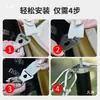 Lona para Acampar al Aire Libre, Poste, Hebilla de Unión, Accesorios para Tienda de Campaña, Pieza Triangular de Acero Inoxidable Engrosada, Cuerda de Ajuste a Prueba de Viento, Cuerda de Tracción