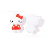 Fresa Kt Gato Oso Joyería con Goteo de Aceite Accesorios Pulsera DIY Colgante de Aleación Cadena de Teléfono Móvil Llavero Colgante Hecho a Mano