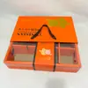 Caja de Regalo de Granada de Mediados de Otoño Personalizada Paquete de 8 Granadas Suaves Caja de Regalo Portátil Fabricante Caja de Embalaje de Fruta Impresa