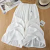 Calças Wide Leg Lyocell Tencel para Mulheres 2026 Novas Calças Finas de Verão com Caimento Fluido Solto Casual Wide Leg Cropped
