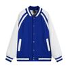 Uniforme de baseball uniforme de classe personalizado suéter esportes diy Raglan algodão rosa macacão personalizado casaco logotipo
