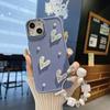 Para Apple 16PRO Marco de Fotos Metálico Amor Perla Funda para Teléfono iPhone7P/XR Funda Protectora Color Sólido