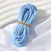 Fio Artesanal DIY de 3mm de Espessura 5m Corda de Algodão Colorida para Amarrar Pulseira Colar Corda Alça Cordão Acessórios V1030