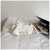 Bolso de hombro tipo nube plisado estilo francés para mujer, nuevo bolso de mano de moda tendencia verano 2026, bolso cruzado