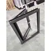 Fabricantes de Foshan Producen Lotes de Ventanas Abatibles de Aleación de Aluminio Serie 50 para Ingeniería de Balcones Ventanas Abatibles de Vidrio Templado