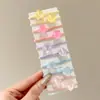 Goma para el pelo de dibujos animados de frutas de verano para niños y niñas, Cuerda para el pelo pequeña tipo 'chirrido', Accesorios para el pelo de alta elasticidad, Diadema