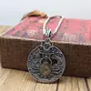 Colgante de marca redondo con patrón de dragón matón y onda de agua al por mayor retro Joyería de Plata colgante de collar personalizado Plata S925