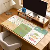 Mouse Pad de Pano Jiaji Estilo Americano Fresco, Tapete de Mesa Antiderrapante para Computador Extra Grande, Tapete de Proteção de Superfície de Mesa de Escritório