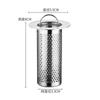 Filtro de Rejilla para Desagüe de Piso de Acero Inoxidable 304 para Baño, Anti-Pelo, Rejilla para Desagüe de Piso, Rejilla para Salida de Desagüe de Alcantarilla, Rejilla Anti-Roedores para Tubería