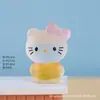 Nueva Decoración de Manualidades de Resina de Gato Coloridas Translúcidas Mate Figura Linda Creativa de Moda Adorno para Coche de Escritorio