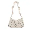 Bolsa Pequeña Cuadrada Fresca Dulce al por Mayor para Mujer 2026 Otoño Nuevo Bolso de Hombro Plegado de Lunares Bolso para el Trabajo y para Llevar Debajo del Brazo