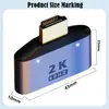 Adaptador HDTV de Uno a Dos Transmisión de Video UHD Uno a Dos 2K Alta Definición Plug-and-Play con Luz Indicadora de Puerto