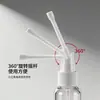 Botella con Atomizador Basculante, Botella con Atomizador de Trompa de Elefante, Botella con Atomizador Lateral, Botella Transparente Recargable, Botella con Atomizador Nasal y Oral, Atomización de 360 Grados para Nariz y Boca