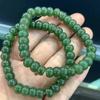 Direto da Fábrica Material Natural Russo Jaspe Hetian Contas de Ábaco Pulseira de Círculo Único Pulseira Simples Pequena Fresca Corrente de Combinação