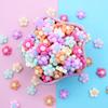 Pendientes de flores frescas japonesas de alta calidad, pendientes de material para hacer tú mismo, accesorios de flores de resina, pequeñas flores.