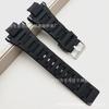 Venta al por mayor para todas las series de reloj negro de cabeza cóncava y convexa con interfaz especial, material de plástico, hebilla de metal