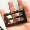 Botón de hebilla de cintura de resina abrigo hebilla cortavientos hebilla de tres posiciones estilo japonés hebilla rectangular de esquina de camiseta hebilla ajustable