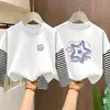 Camiseta de manga larga a rayas para niña 2026 nueva primavera y otoño base de algodón puro top lindo para niña ropa de otoño para niños