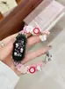 Pulseira de Relógio com Botão Laço Gatinho Adequada para Xiaomi Mi Band Geração 11/10 9/8