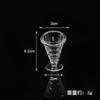 Simulación Mini Vaso de Plástico Transparente Copa de Vino Modelo Miniatura Copa de Sundae Accesorios para Comida y Juego Utilería de Juguete