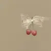 Sonhos Doces de Primavera2026 Novo Presilha de Cabelo de Renda com Laço Cereja Atmosfera Doce Presilha Lateral Grampo para Mulheres