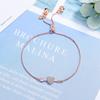Pulsera de Amor Flecha de Cupido Cabeza de Zircón Transfronteriza Moda Simple Combinable Diseño Nicho Sentido Diamante Completo Ajustable