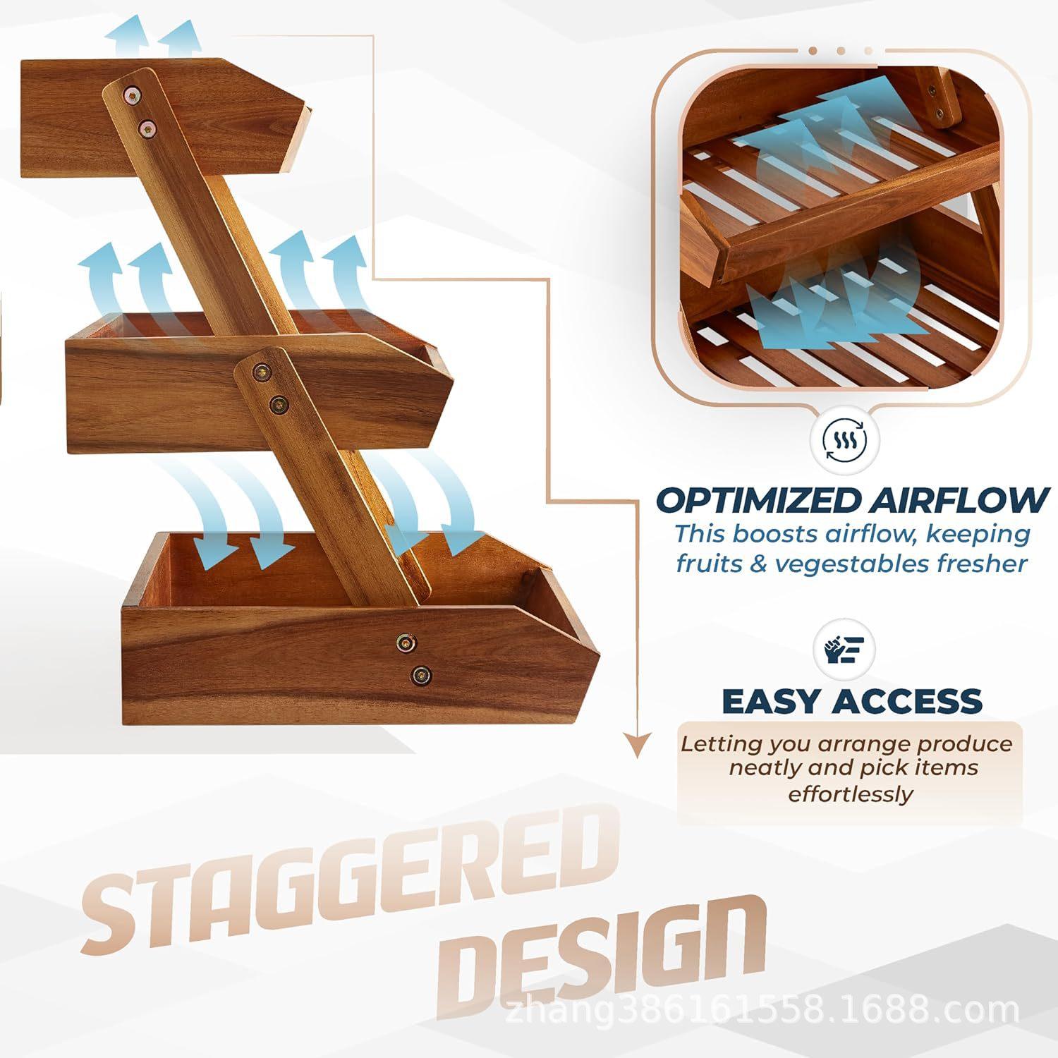 竹制多层收纳筐