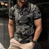 Camisa POLO Casual para Hombre 2026 Verano Moda Transfronteriza Bloque de Color Amazon Ropa de Verano para Hombre Manga Corta
