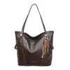 Bolso Tote de Moda Estilo Coreano Gran Capacidad para Mujer 2026 Nueva Moda Retro Bolso de Hombro Único para Clase Ocio Viaje al Trabajo Bolso Pequeño