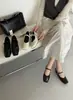 Zapatos Mary Jane de hocico de cerdo 2026 nuevos zapatos de ballet vintage de punta cuadrada estilo francés hebilla poco profunda zapatos de mujer con plataforma interior