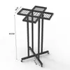 Raquete de badminton raquete de tênis rack de exibição da ilha central da quadra de tênis rack de armazenamento de exibição de raquete de tênis de mesa rack de exibição de tubo de bola