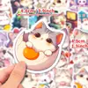 50 Lindos Pegatinas de Gato Estilo Japonés Dibujos Animados Lindos Graffiti Pegatinas de la Vida Diaria de Mascotas Lindas Gatos