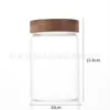 Frasco de Vidrio para Fermentación de Masa Madre Casero con Báscula Plato de Cultivo de Levadura Suministros para Hornear Pan Frasco Sellado Botella para Porcionar