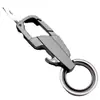 Llavero creativo multifuncional para llaves de coche de hombre, personalidad transfronteriza con anillo de llavero de cuchillo, hebilla colgante duradera anti-pérdida