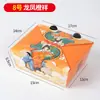 Caja de Empaque para Pollo Frito Lata Toallita Papel de Aluminio Estilo Coreano No Plegable Patas de Pollo A Prueba de Grasa Aislamiento Térmico Caja de Empaque para Llevar Caja de Papel