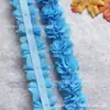 Venda Direta da Fábrica Chiffon 100D Renda de Flor Tridimensional 5cm Multicor Touca de Natação Acessórios para Traje de Banho e Outras Roupas DIY