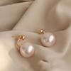 Pendientes de perlas grandes para mujer, ligeros, lujosos, de nicho, exquisitos, de alta calidad, para niñas, elegantes, únicos, que combinan con todo, nuevos pendientes de moda.