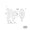 Tornillo de paso hexagonal pivotante MJK11-D8 D10 D12-L5 L6 L7 L8 L9 L10 L12L15